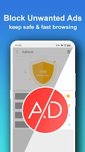 Скачать Web Browser-Быстро & Частный & Блокировщик рекламы (Неограниченные функции) версия 1.8.9 apk на Андроид