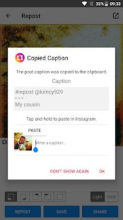 Скачать Repost for Instagram - Regram (Без кеша) версия 2.8.1 apk на Андроид