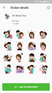 Скачать Love Story Stickers - WAStickerApps (Разблокированная) версия 1.0 apk на Андроид