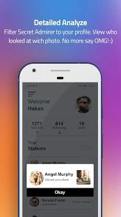 Скачать InMyStalker - Кто смотрел мой профиль Instagram (Все открыто) версия 1.0 apk на Андроид