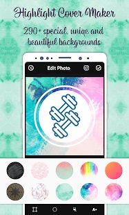 Скачать Highlight Cover Maker - Covers For Instagram Story (Разблокированная) версия 1.0.3 apk на Андроид