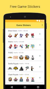 Скачать Игровые наклейки для WhatsApp - WAStickerApps (Без Рекламы) версия 1.0.2 apk на Андроид