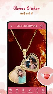 Скачать Любовь фоторамки - Love Locket Photo Editor (Неограниченные функции) версия 3.9 apk на Андроид