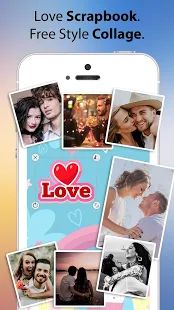 Скачать Love Photo - любовная рамка, коллаж, открытка (Без Рекламы) версия 6.1.0 apk на Андроид