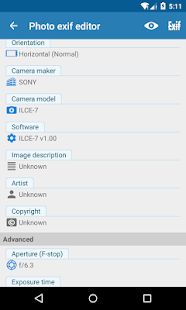 Скачать Photo Exif Editor (Полная) версия 2.2.9 apk на Андроид