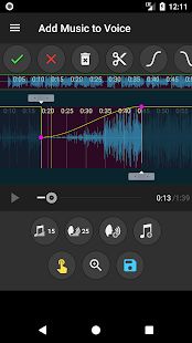 Скачать Add Music to Voice (Разблокированная) версия Зависит от устройства apk на Андроид
