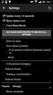 Скачать Усилитель баса (Bass Booster - Music Equalizer) (Неограниченные функции) версия Зависит от устройства apk на Андроид