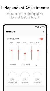 Скачать Flat Equalizer - Bass Booster & Volume Booster (Встроенный кеш) версия Зависит от устройства apk на Андроид