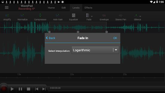 Скачать WavePad Audio Editor Free (Разблокированная) версия 11.21 apk на Андроид