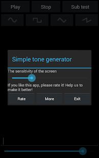 Скачать Простой генератор звука (Без Рекламы) версия 1.20 apk на Андроид