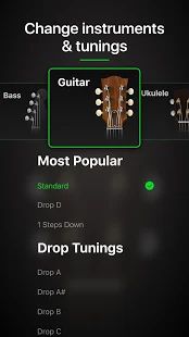 Скачать Guitar Tuner Pro- Tune your Guitar, Bass, Ukulele (Полная) версия 1.12.00 apk на Андроид