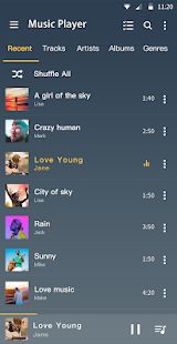 Скачать Музыкальный плеер и аудиоплеер с эквалайзером (Без кеша) версия 1.2.3 apk на Андроид