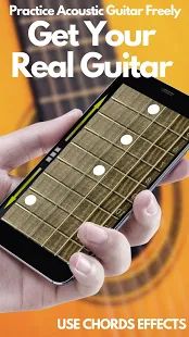 Скачать Real Guitar App - Виртуальный симулятор гитары Pro (Разблокированная) версия 2.2.5 apk на Андроид